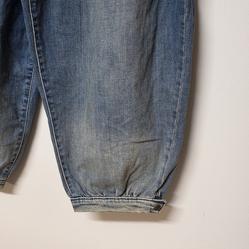 Pilcro Pleated High Rise Balloon Leg Jeans sz 28 NWT Anthropologie Denim Trouser - Picture 5 of 12